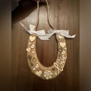 Bridal love horseshoe
